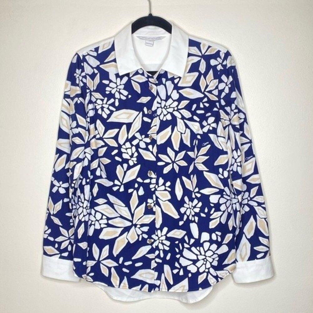 Diane Von Furstenburg Button Down Pattern‎ Geometric Logo